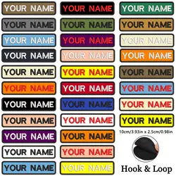 Parche bordado táctico personalizado nombre y logotipo para uniformes