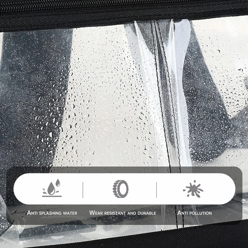 Mochila transparente de verano, mochila de PVC transparente, bolsa impermeable para teléfono móvil para playa, bolsas de viaje para senderismo al aire libre, mochila escolar para conciertos - imagen 5