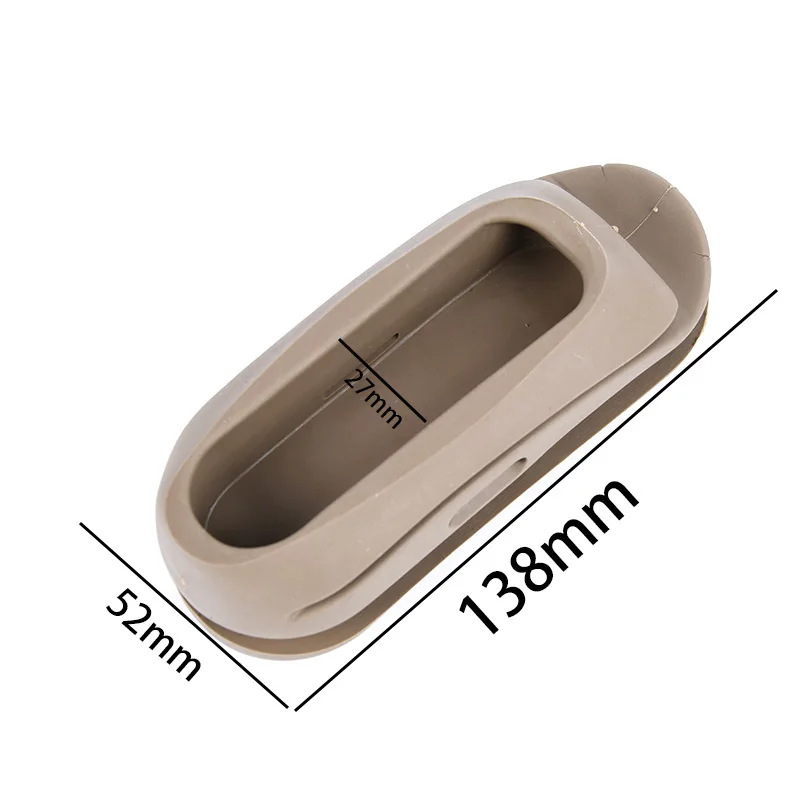 Airsoft-almohadilla táctica de goma a prueba de golpes, accesorio para arma de Rifle de caza, Paintball, AK47, 74U, SVD - imagen 5