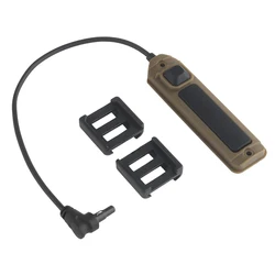 Interruptor de cable de doble función para caza Compatible con grúa PEQ, láser y conector, accesorio esencial para cazadores