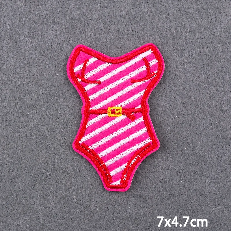 Parches termoadhesivos para planchar de estilo rosa para ropa, parche para pantalones vaqueros para niñas, bordado de amor, parche para coser, pegatinas de diseño de moda - imagen 3