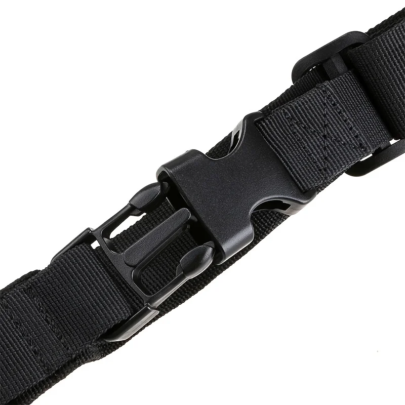 Eslinga táctica para Rifle, correa de lona ajustable para Rifle de 3 puntos, cinturón de hombro multifunción para arma de fuego, accesorio de tiro al aire libre - imagen 4