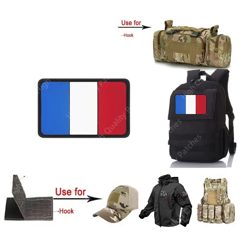 Parche reflectante IR bandera Italia táctico GIS para uniforme - imagen 4