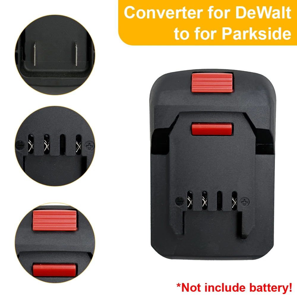 Adaptador de batería DeWalt 18V a Parkside 20V sin pack