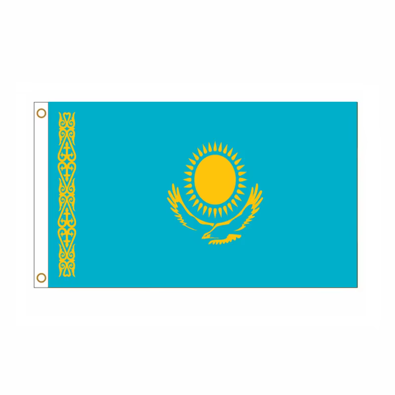 Bandera nacional Kazajstán 90x150cm ripstop - imagen 2