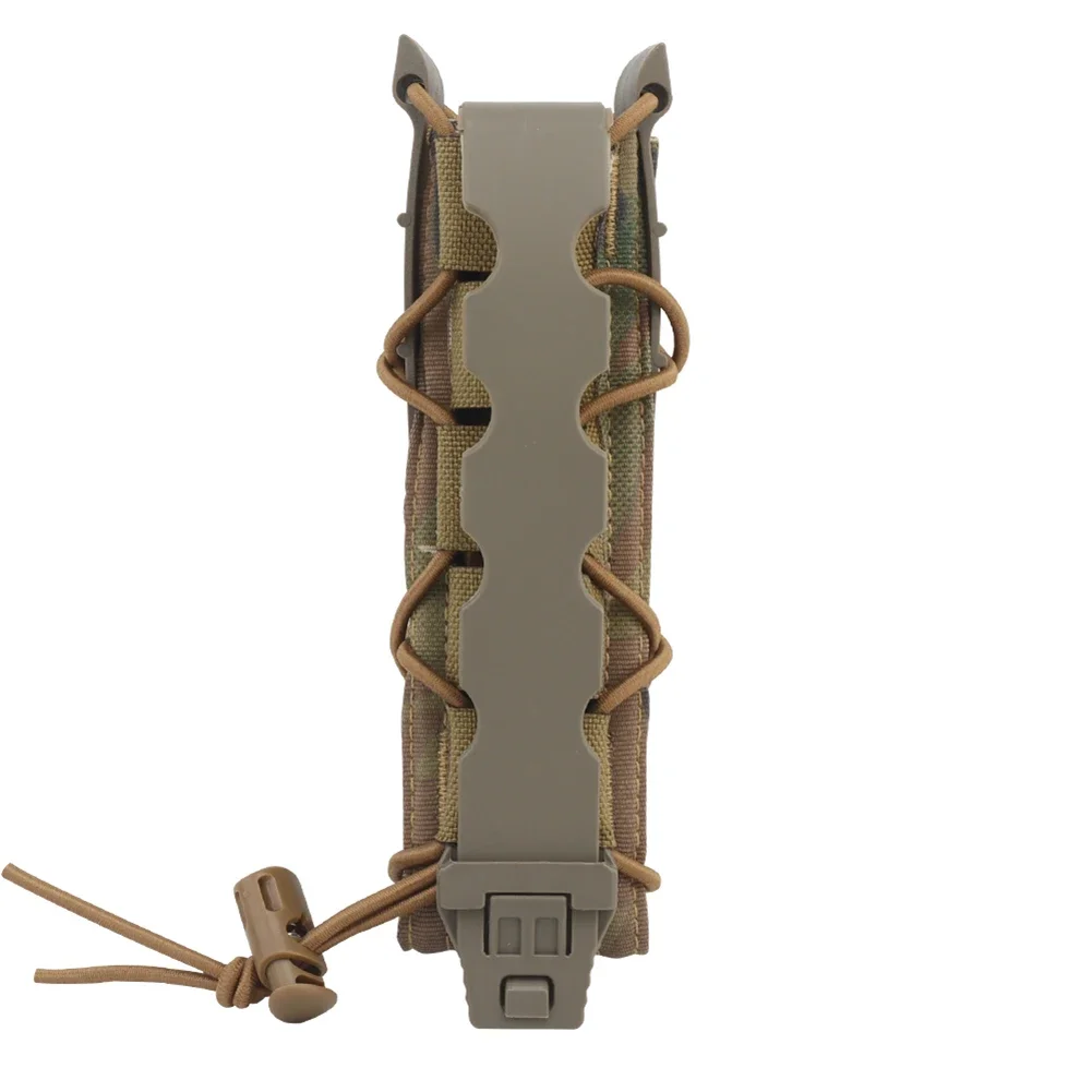 Bolsa larga tipo tigre para revistas MOLLE, Clip de liberación rápida, soporte monomando para pistola de 9mm.40.45 MP5 MP7 UMP45 - imagen 5