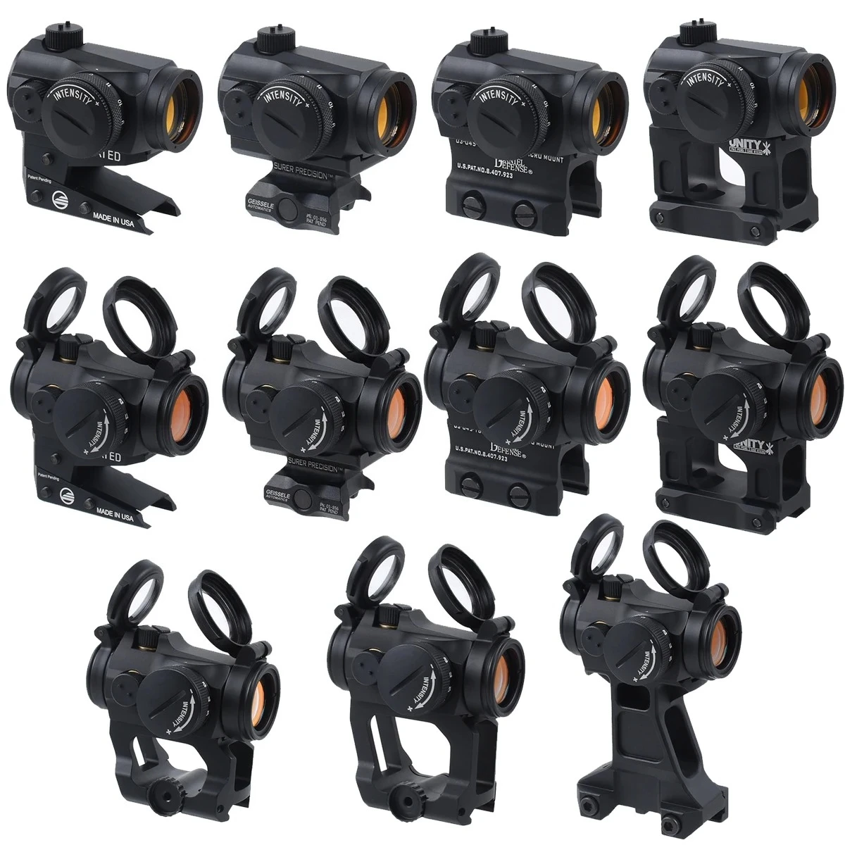 Soporte táctico DANIEL DEFENSE GEISSELE UNITY Riser Scope para T01 T02 2MOA Red Dot Sight 20mm mira telescópica de caza - imagen 2