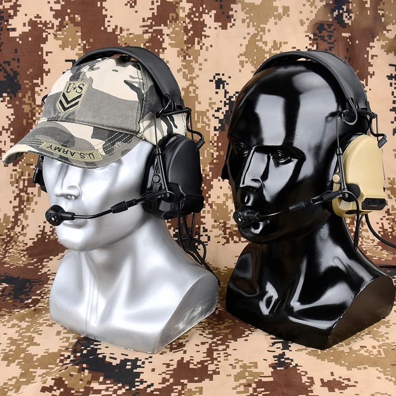 WADSN-auriculares Civil Comta III, auriculares de doble línea con enchufe mejorado, comunicación en equipo, caza, tiro, reducción de ruido - imagen 3