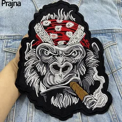 Parche bordado Punk estilo moto grande para chaqueta y mochila