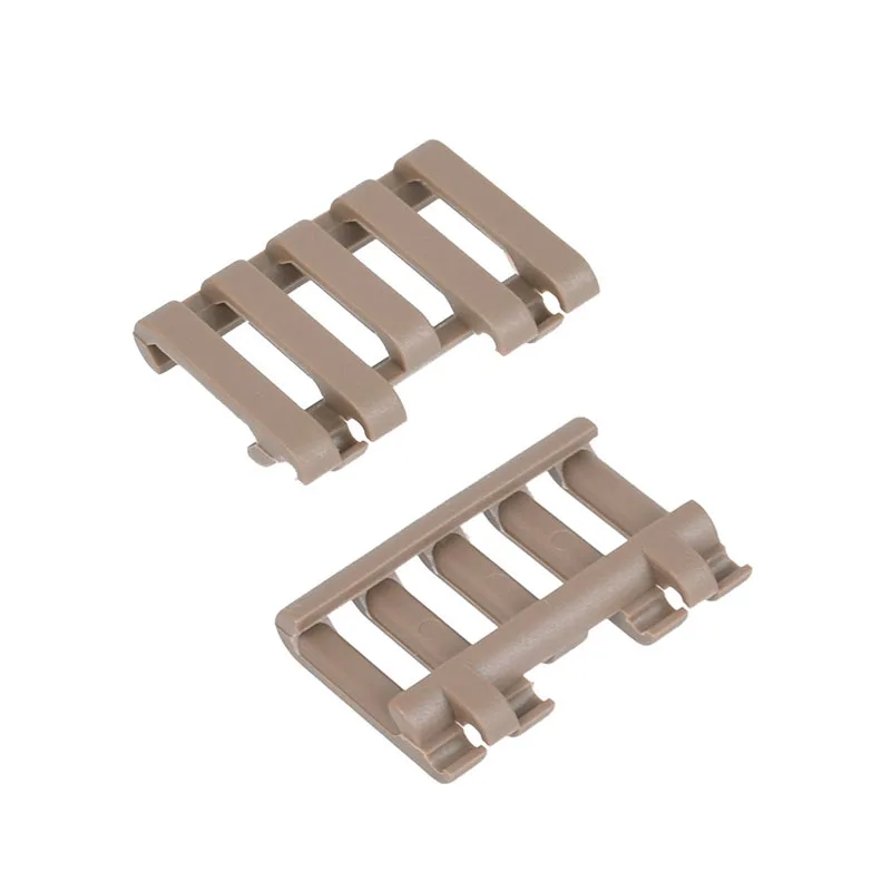 Tira de línea táctica Picatinny de 5 ranuras, cubierta de riel de 20mm PEQ 15 DBAL M300 M600, accesorios para rifle Airsoft, soporte para cables de interruptor - imagen 5