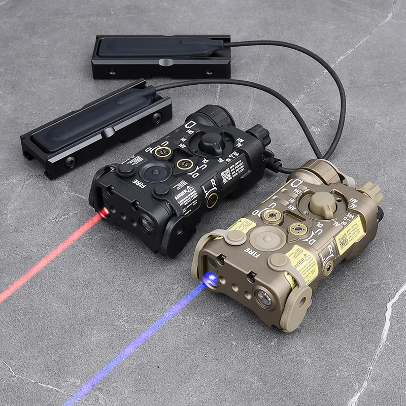 Metal Wadsn NGAL láser táctico rojo verde azul punto indicador de luz blanca al aire libre caza Scout linterna interruptor de montaje fijo - imagen 3