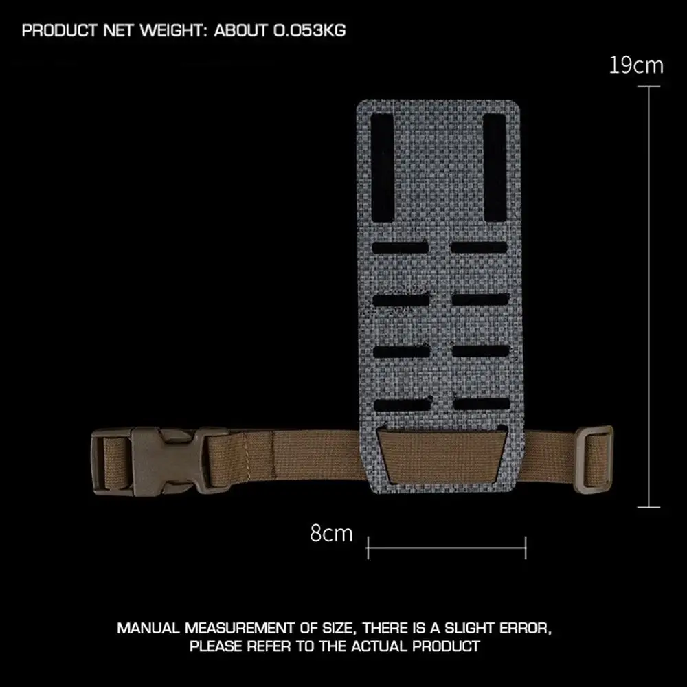 Bolsa táctica Mag, adaptador de placa de montaje, sistema M colgante inferior, cinturones de combate de caza de extracción rápida, plataforma de tiro, equipo Airsoft - imagen 3