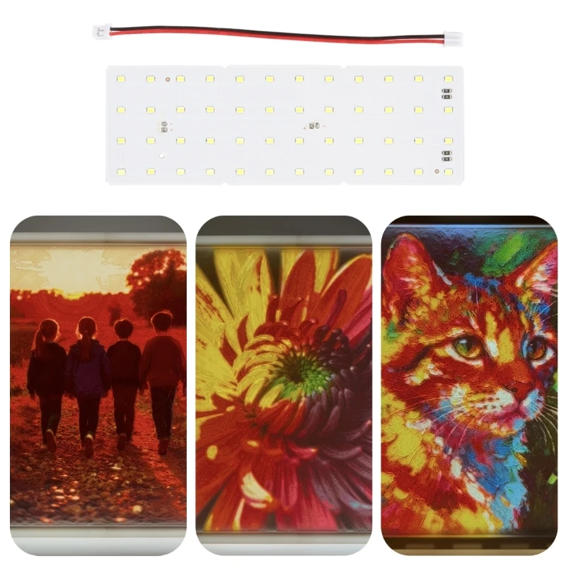 Panel Led para CMYK Lithophane, tablero retroiluminación LED, paquete básico, impresión foto, lámpara oficina, K1KF - imagen 4