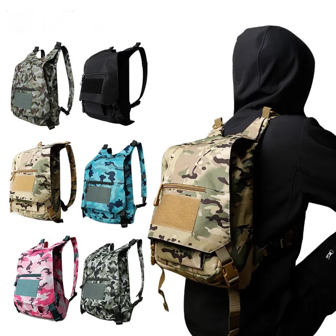 Mochila táctica para montar en montaña al aire libre, mochila para acampar, bolsa deportiva impermeable para computadora - imagen 2