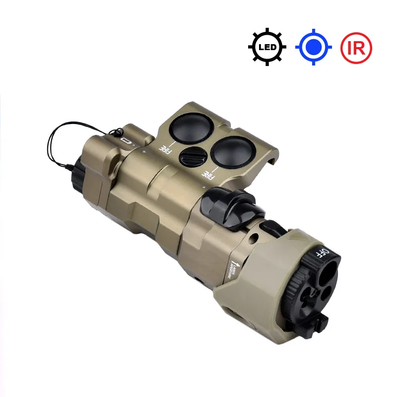 MAWL-C1 dispositivo de puntería láser táctico CNC metal luz LED IR - imagen 3