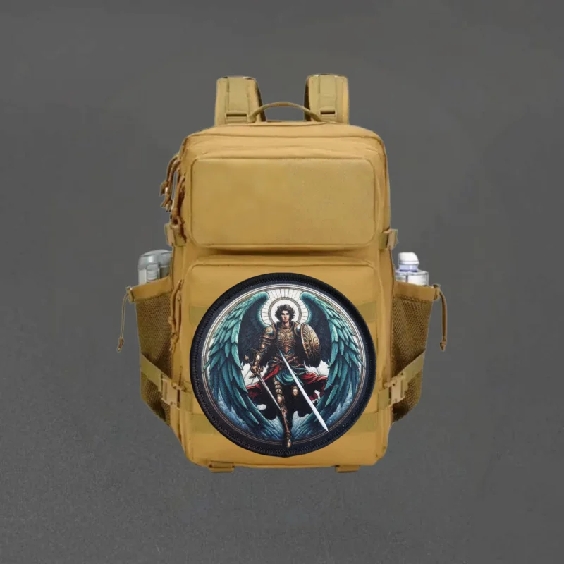 Parche con estampado de Chevron "Arcángel Michael", chaleco táctico, insignia de moral con gancho y bucle, pegatinas para mochila, parches para brazalete para ropa