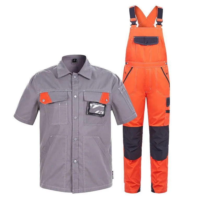 Uniforme de trabajo de una pieza, mantenimiento mecánico automotriz, costuras reforzadas, uniforme de trabajo multifuncional Tricolor de alta calidad - imagen 5