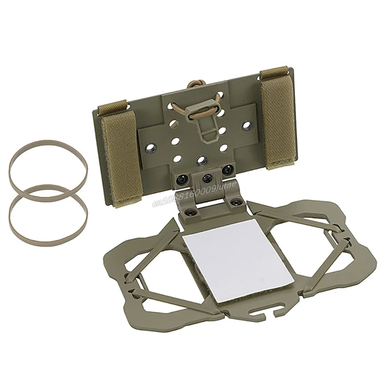 Tablero de navegación de aleación táctica, soporte Molle para teléfono móvil, bolsa de Panel, equipo portador de placa MOLLE, equipo de caza Airsoft - imagen 4