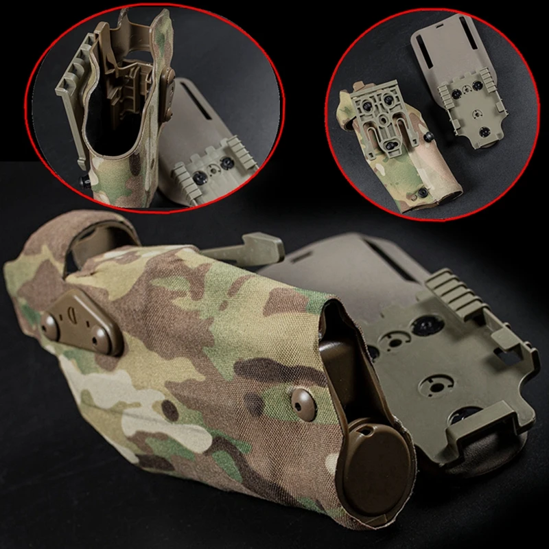 Funda pistola táctica con bloqueo rápido para linterna X300