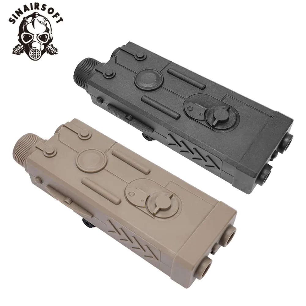 SINAIRSOFT HK146 PEQ2 caja batería táctica falsa riel Picatinny