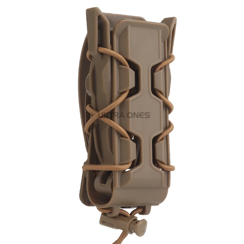 Bolsa táctica para revistas de pistola de 9mm con Clip Molle, cinturón de caza de liberación rápida, bolsas de 45ACP, soporte para pistola Molle Mag - imagen 3