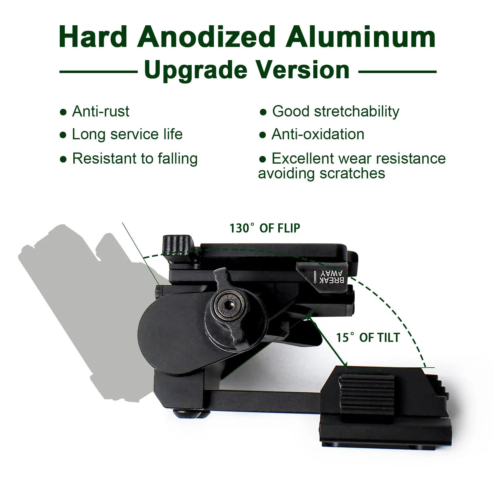 SOTAC L4 G24 NVG Soporte para casco Versión actualizada anodizada dura para la serie PVS-14, ANVIS, BNVD, GPNVG - imagen 4