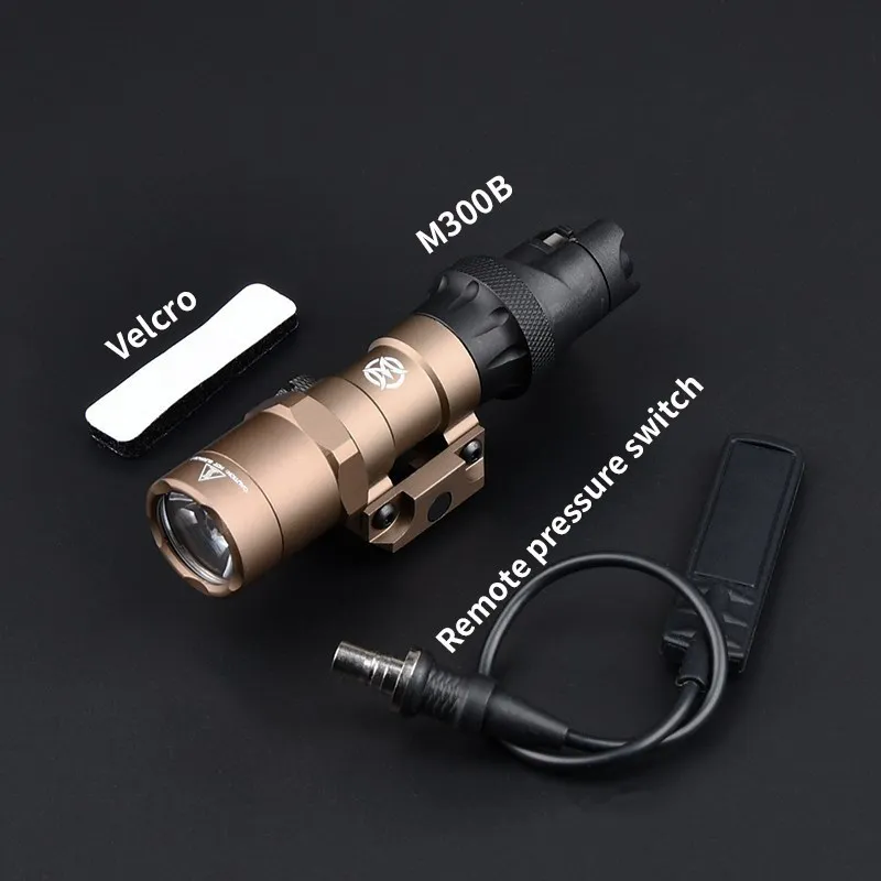 Wadsn-linterna táctica M300B, iluminación led IR, salida infrarroja M300 Airsoft, Arma de caza, luz de exploración para riel Picatinny - imagen 4