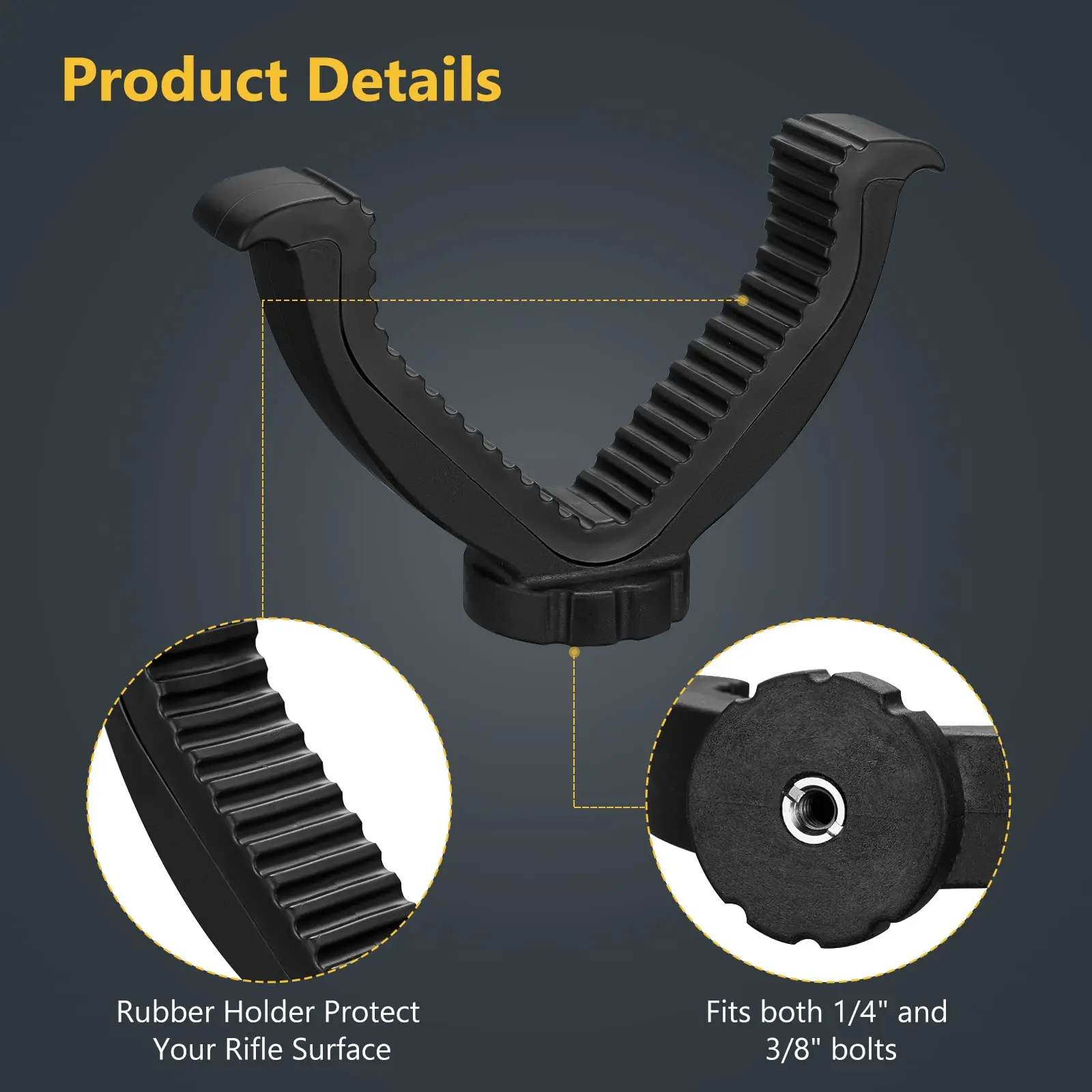 Soporte para yugo en V, trípode para descanso de tiro, soporte portátil, duradero, actividades al aire libre, MLOK - imagen 3
