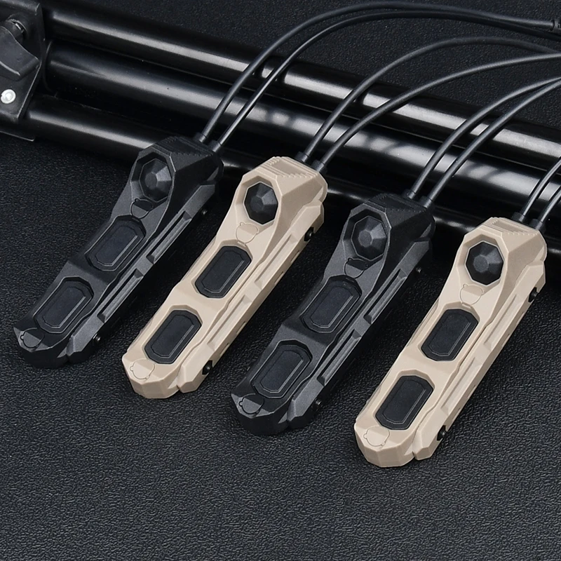 WADSN Tactical AXON 2,5mm 3,5mm SF grúa enchufe láser de doble función interruptor de presión ajuste 20mm Picatinny M-LOK accesorio de Rail Keymod - imagen 3
