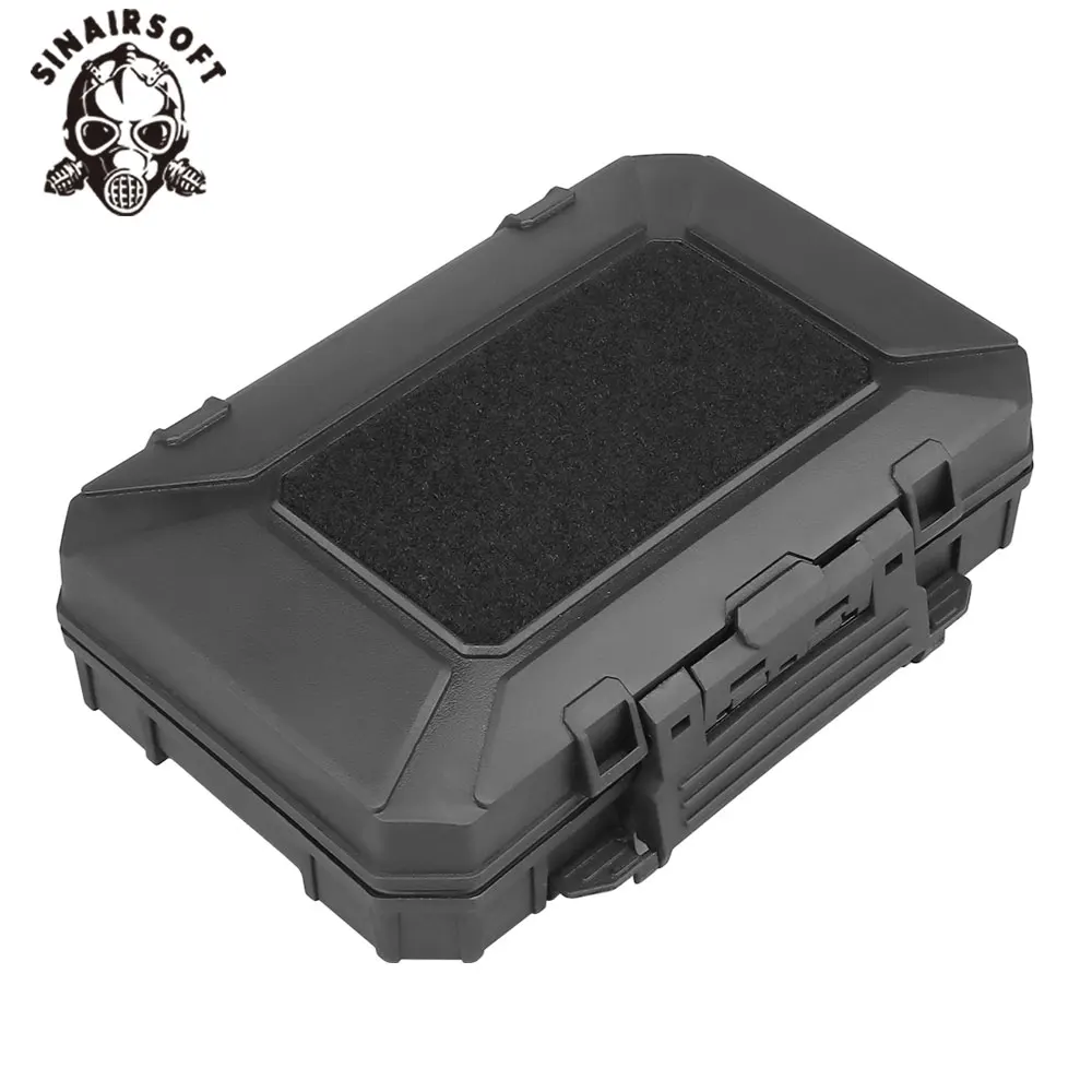 Caja de almacenamiento táctica con doble forro de esponja, resistente al agua, a prueba de golpes, MOLLE, organizador de teléfono y batería para accesorios de caza - imagen 2