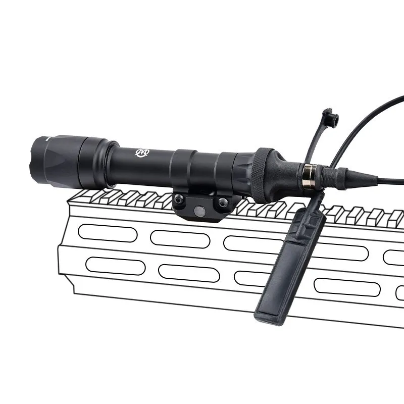 WADSN-linterna táctica M600C M300A Surefir M600 M300, Mini arma de caza, luz de explorador, interruptor de doble función constante momentáneo - imagen 5