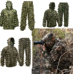 Ropa de camuflaje biónico Big Tree 2,0, fotografía al aire libre, observación de aves, caza, juego de entrenamiento CS, disfraz, traje Ghillie