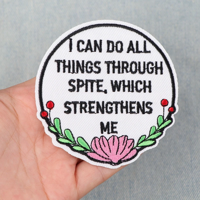 Nuevo estilo de vida animado, citas de texto, letras, planchado, parches de hierro, parches bordados, ropa, accesorios de equipaje, pegatinas - imagen 2