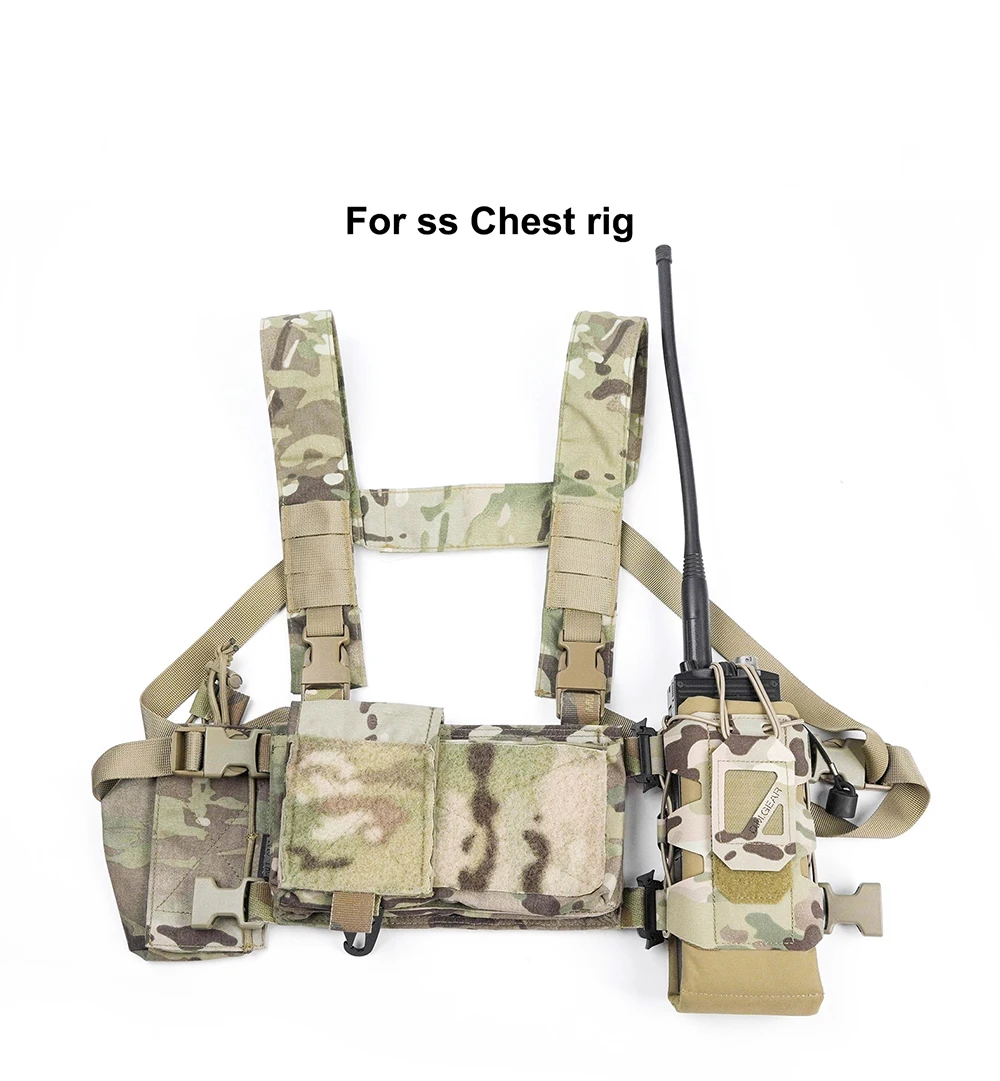 Bolsa táctica DMgear, bolsa para botella de agua, bolsa táctica para Radio, hervidor MOLLE multifunción, bolsa para hervidor ajustable, Paintbal de caza - imagen 5