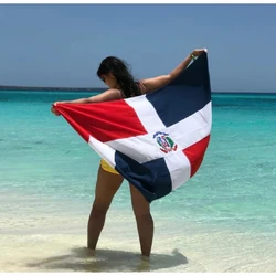 Bandera Dominicana para decoración de interiores y exteriores