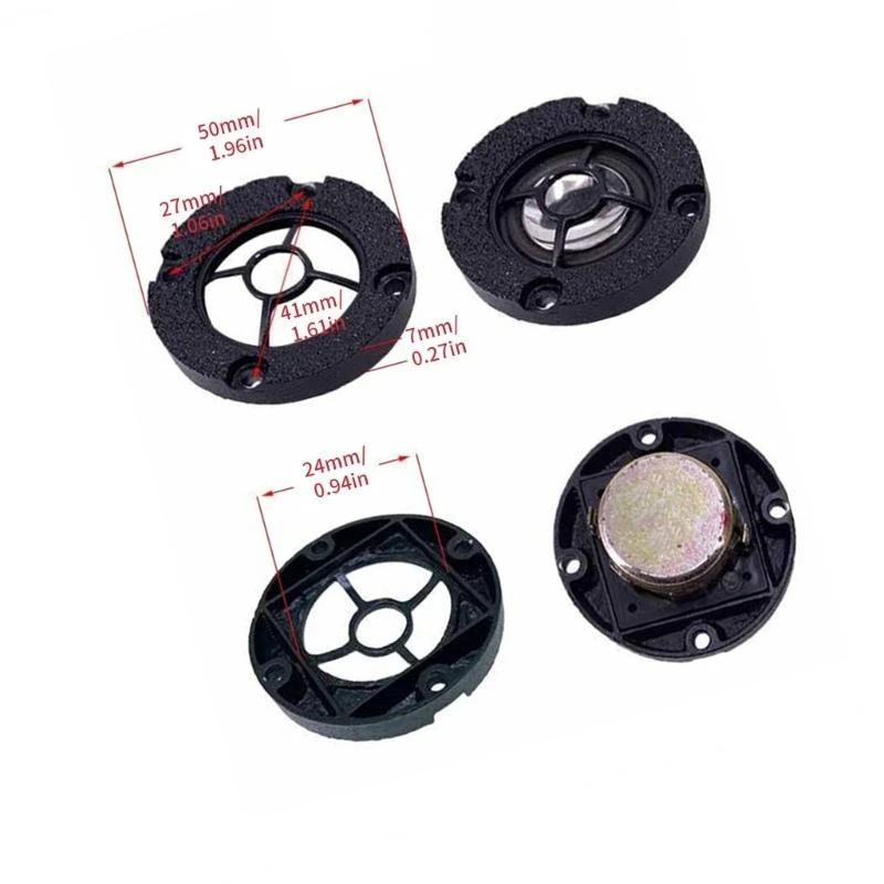 Circde decorativo tweeter aluminio para altavoces 1 pulgada y 1.25 pulgadas Grabado 3D K1KF - imagen 3