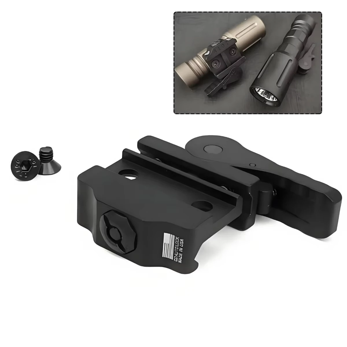 Linterna PL V2, versión de foco, arma de caza PL -V2, luz LED de explorador, 1300 lúmenes, compatible con Surefire, riel de 20MM, montaje Keymod MLOK - imagen 5