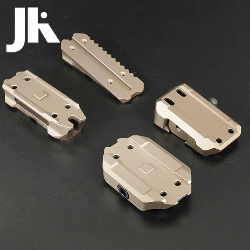 Equipo táctico Airsoft, Base de alcance óptico, altura ajustable, montaje de mira de punto rojo, serie de riel de 20MM, accesorios extraíbles Weapo - imagen 5