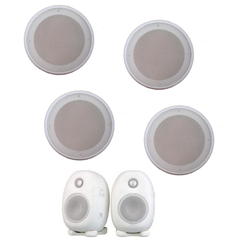 Cubierta de malla para altavoz de techo de 4/5/6, 5/8 pulgadas, rejilla de Subwoofer de red, protector circular K1KF - imagen 2