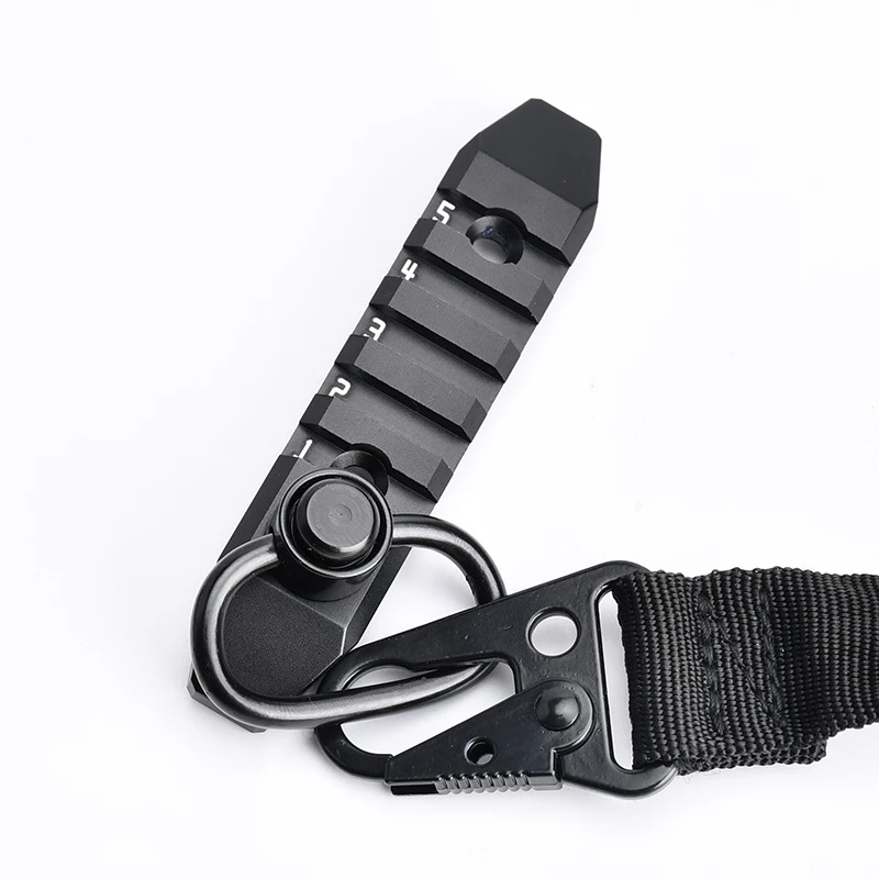 Cortina de riel Picatinny táctica de 20mm, cubierta de riel MLOK KEYMOD de aluminio CNC, eslinga de pistola para Rifle, hebilla de fijación, Base de montaje para caza Airsoft - imagen 4