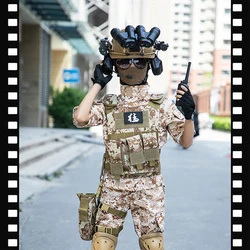 Disfraz soldado infantil camuflaje arena fuerzas especiales
