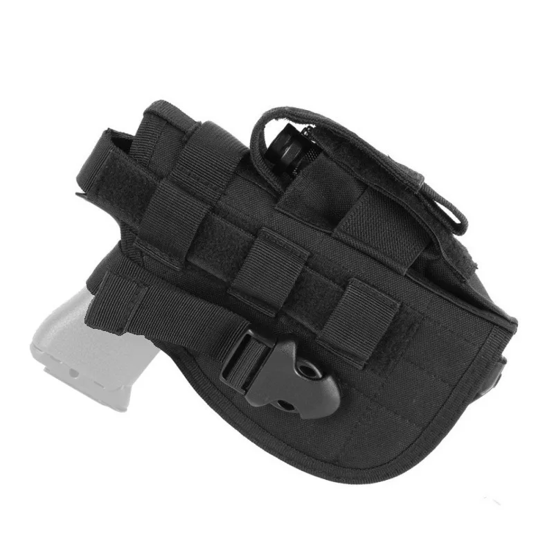 Funda Universal para pistola táctica de mano derecha, cinturón de caza, bolsa para pistola 92F Glock 17 18 19, todas las pistolas - imagen 5