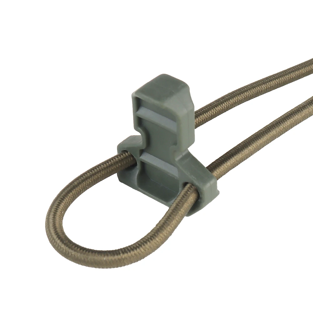 Etiqueta de tracción táctica de nailon para bolsa de cargador, Kit de reemplazo de etiquetas de cuerda, fijador de correa de cordón elástico para bolsa de Walkie Talkie Mag - imagen 5