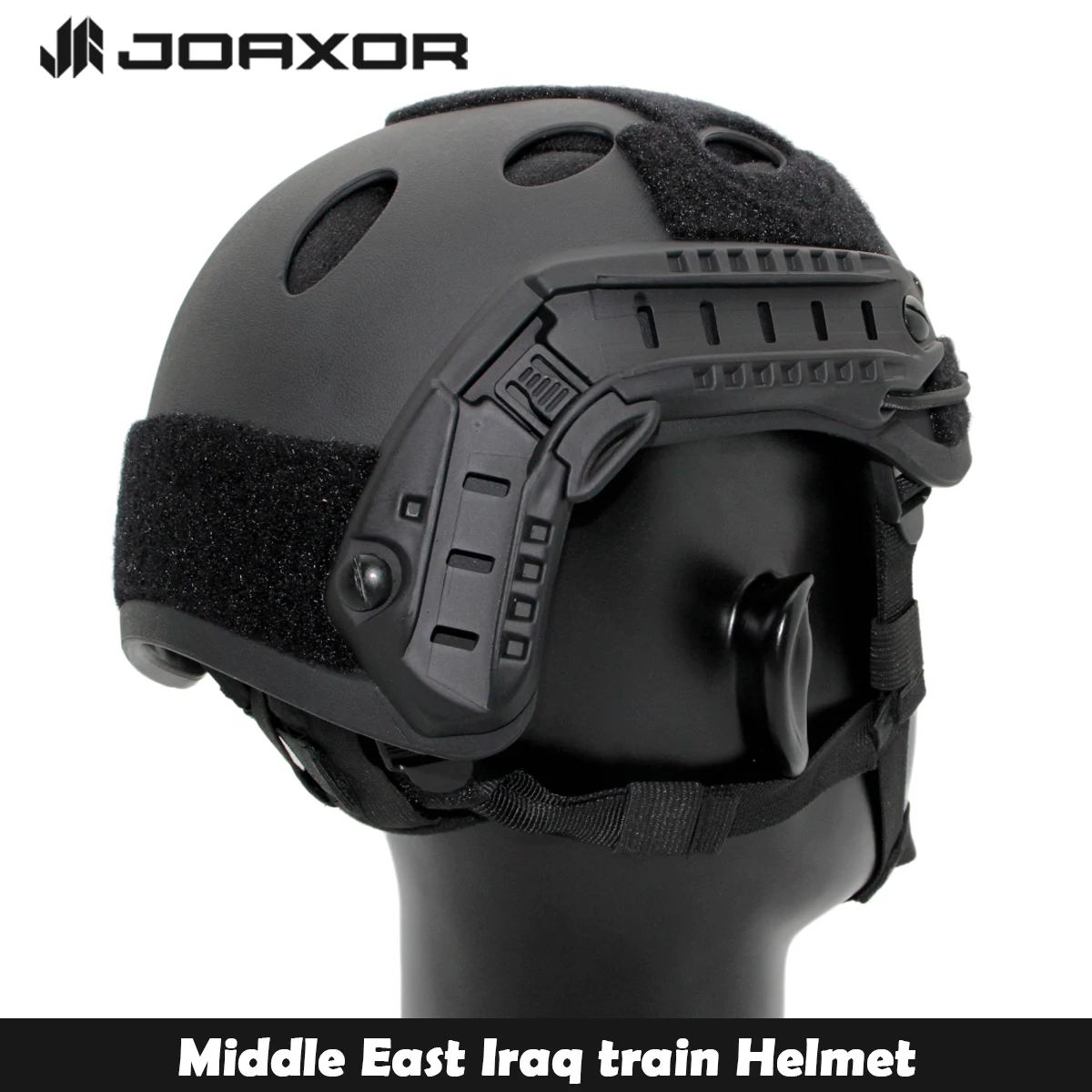JOAXOR-Casco táctico de entrenamiento para ciclismo, protección de seguridad anticolisión con rieles laterales, para Oriente Medio - imagen 5