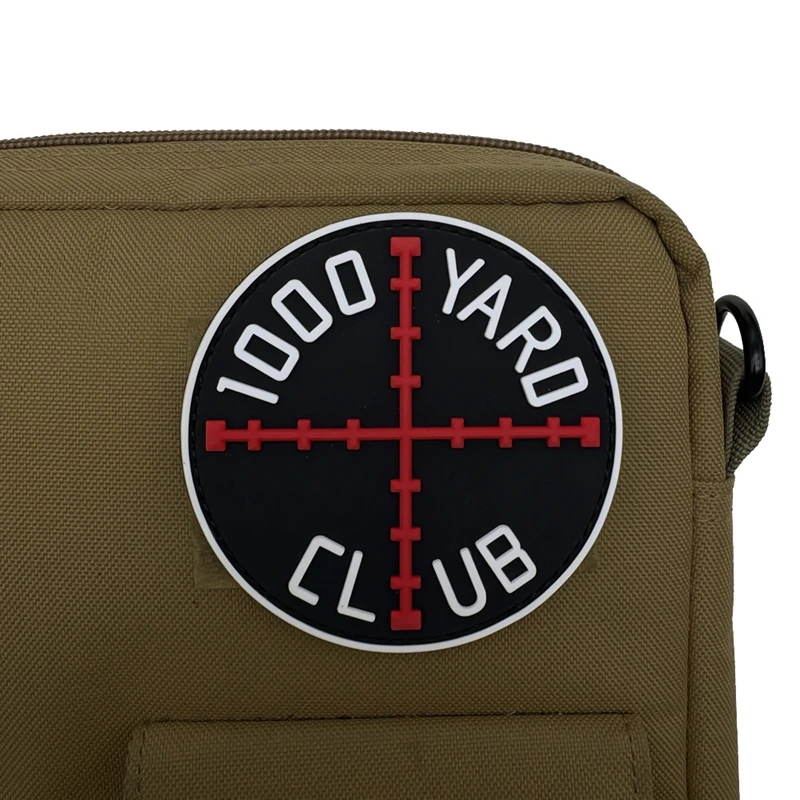 Parches tácticos de francotirador de 1000M, parches de gancho y bucle, capítulo de moral de goma suave de PVC, mochila para ropa al aire libre, parche insignia diy - imagen 3