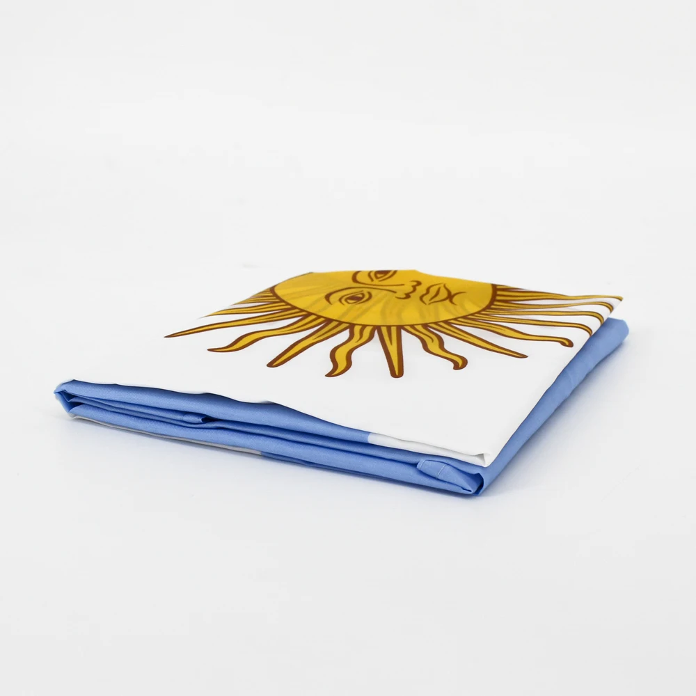 Bandera de Argentina de 90x150cm, banderas de la Argentina de Arg Ar, tapiz de decoración impreso de poliéster - imagen 4