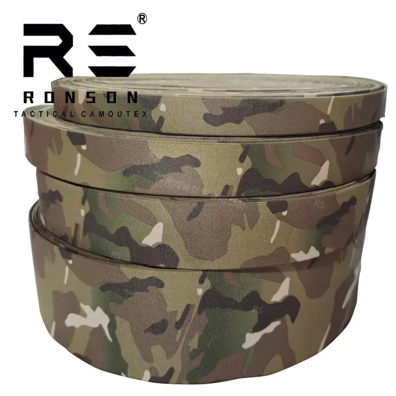 Chaleco táctico de camuflaje MC de 5,0 cm, cinturón de correas ajustable, 10 m de largo - imagen 2