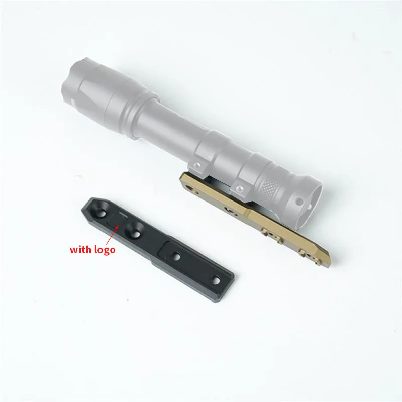 Equipo táctico Scout Light Mount M300 M600 PLHV2 linterna soportes compensados para MLOK Rail armas luces Base accesorios de caza - imagen 3