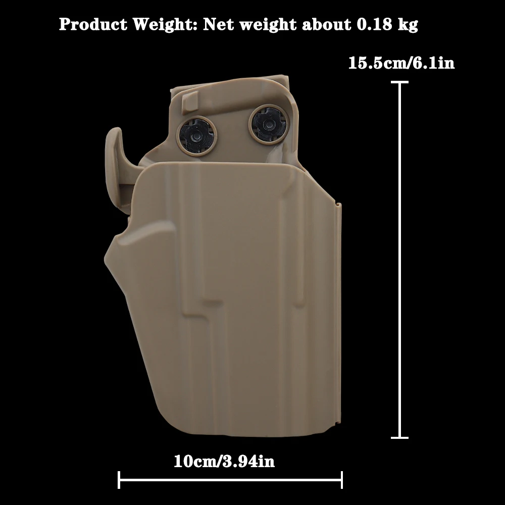 Funda Universal ajustable para pistola con Clip trasero para JERICHO 941,941 PL,941F/SPRINGFIELD XD 9MM/STEYR L9A1,L40A1/SIG SAUER/BERETTA - imagen 4