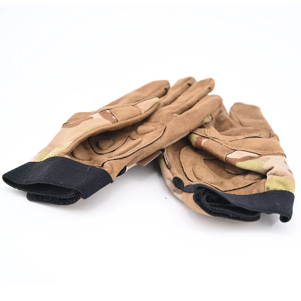 Guantes de camuflaje rellenos de algodón puro para invierno, guantes tácticos flexibles y cálidos para deportes, protección para senderismo y caza - imagen 5